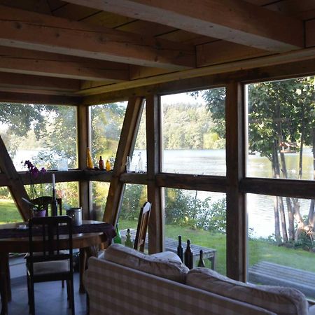 Reetdachkate Auf Gestuet Schierensee Grebin Esterno foto