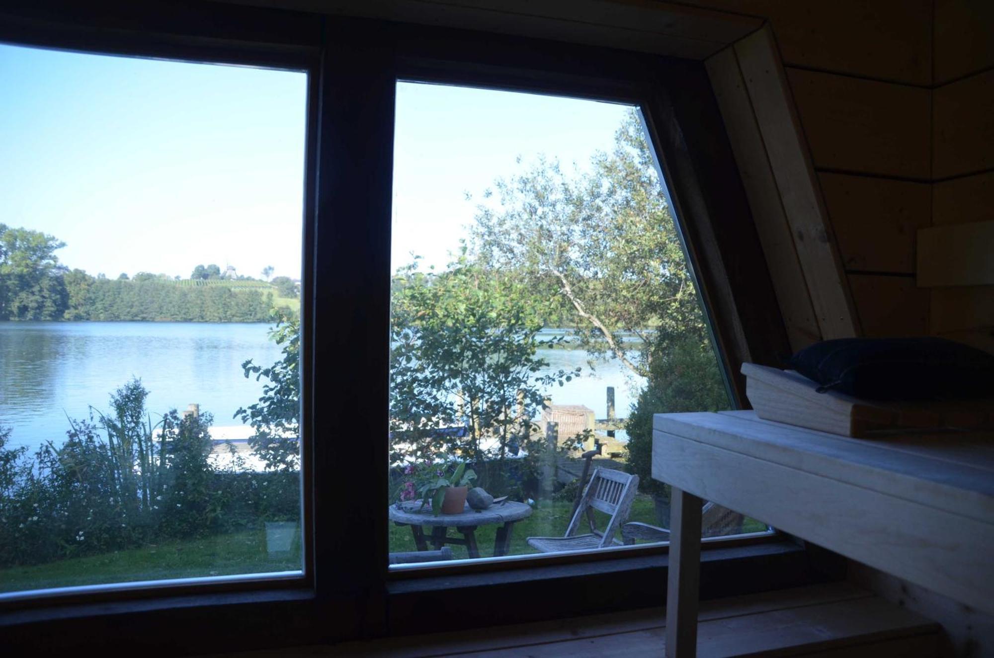 Reetdachkate Auf Gestuet Schierensee Grebin Esterno foto